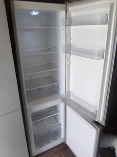 Hisense metallic silver fridge freezer
