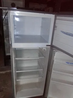 Defy metallic fridge freezer