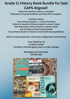 Grade 11 history textbooks