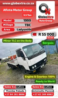 3.5 ton Truck flat deck Ready to Work