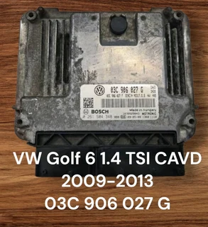 VW Golf 6 1.4 TSI Turbocharged Stratified Injection Petrol Management System CAVD Engine CDE 2009-20
