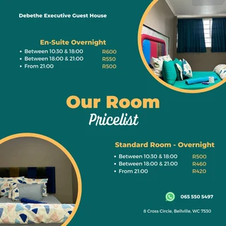 Rooms to book at ashort term stay at a cheaper price