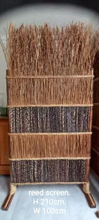 Reed Screens x 4 W103cm x H195cm very good condition