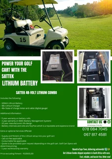 Sattek 48-volt Lithium Comb for your golf cart