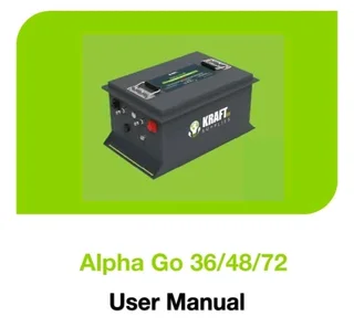 Alpha Go Lithium Battery - Golf Cart