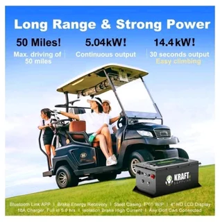 Alpha Go Lithium Battery - Golf Cart