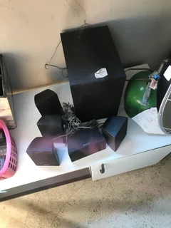 Sony subwoofer plus 5 small speakers