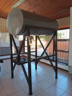 1000L mild steel diesel tank on stand