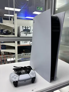 PS5 with controller