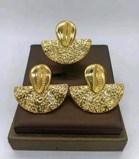 African Luxury plated jewelry- Afro Art collection .