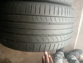 Two 255/30/19 continental normal tyers