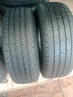 Two 255/70R16 continental cross contact 90%