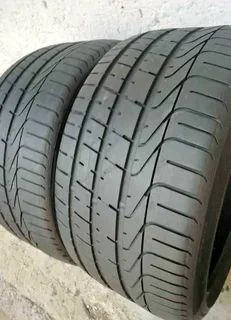Two 295/30/20 pirelli p zero normal tyers 90%