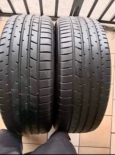 Two 225/55/19 Toyo tyres