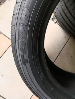 Two 225/55/19 Toyo tyres