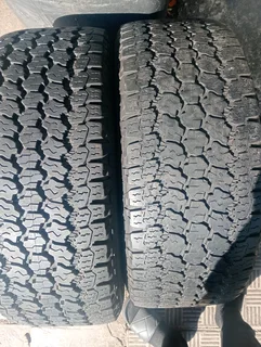 Two 265/60/18 Goodyear wrangler like new