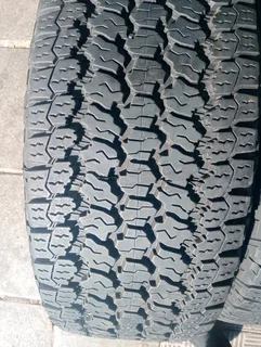 Two 265/60/18 Goodyear wrangler like new