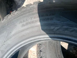 Two 265/60/18 Goodyear wrangler like new