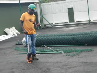 Gabion baskets, Retaining wall, Tarring, Paving, Borehole drilling, Fencing, welding, building etc