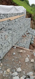 Gabion baskets, Retaining wall, Borehole drilling, Tarring, Paving, Fencing, welding, building etc