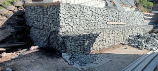 Gabion baskets, Retaining wall, Borehole drilling,Tar, Paving, Fencing, welding, building experts
