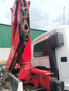 FUSO 15-253 ROLLBACK CRANE TRUCK FOR SALE.