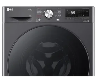LG 9/5kg Mid-Black Front Load Washer Dryer Combo with AIDD &amp; Steam F2V5FRPY