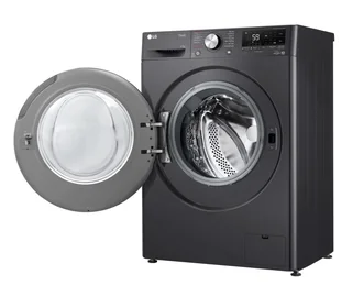 LG 9/5kg Mid-Black Front Load Washer Dryer Combo with AIDD &amp; Steam F2V5FRPY