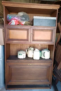 Solid wood wall unit