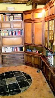 Solid wood wall unit