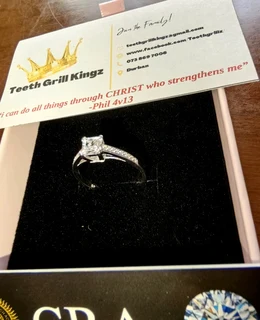 1 CARAT MOISSANITE DIAMOND RINGS