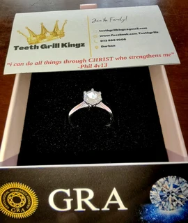 1 CARAT MOISSANITE DIAMOND RINGS