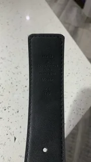 Louis Vuitton black belts