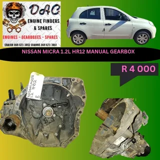 Nissan Micra 1.2l Hr12 Manual Gearbox