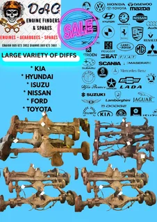 Various Vehicle Diff Brands