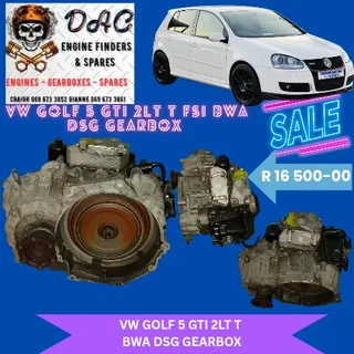 VW GOLF 5 GTI 2LT BWA DSG GEAR BOX