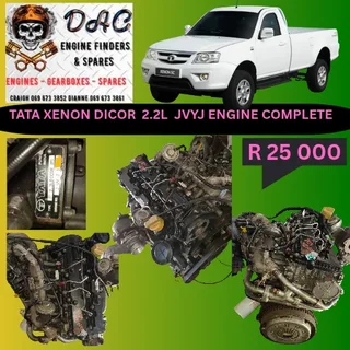 Tata Xenon Dicor 2.2l Jvyj Engine - Complete