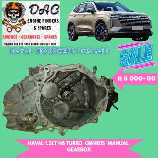 Haval 1.5lt H6 Turbo Gw4b15 Manual Gearbox
