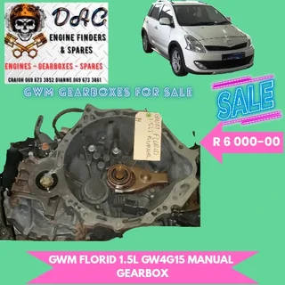 Gwm Florid 1.5l Gw4g15 Manual Gearbox