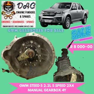 Gwm Steed 5 2.2l 5 Speed 2x4 Manual Gearbox 4y