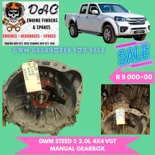 Gwm Steed 5 2.5l 4x4 Manual