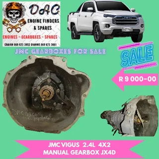 Jmc Vigus 2.4l 4x2 Manual Gearbox Jx4d
