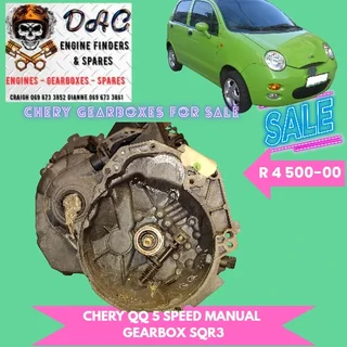 Chery Qq 5 Speed Manual Gearbox Sqr3