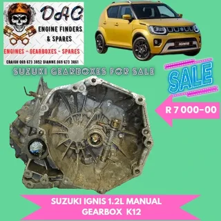 Suzuki Ignis 1.2l Manual Gearbox K12
