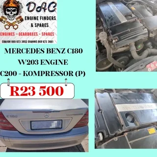 Mercedes Benz C180 W203 Engine C200 Kompressor Engine