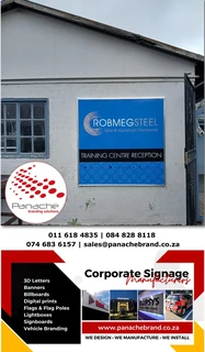Corporate branding and signage