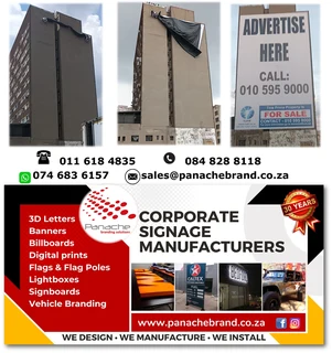 Corporate branding and signage