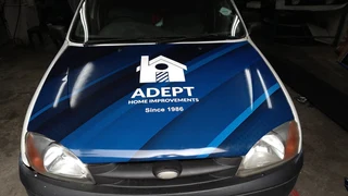 Signs, banners, custom wall paper, custom vehicle wraps and branding