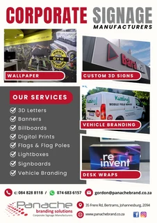 Light boxes, 3D cut out letters, signs, banners, domed badges and so, so much more!