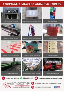 Light boxes, car wraps and magnets, banners, signage of all types
